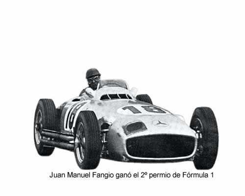 Juan Manuel Fangio es el nuevo campeon mundial